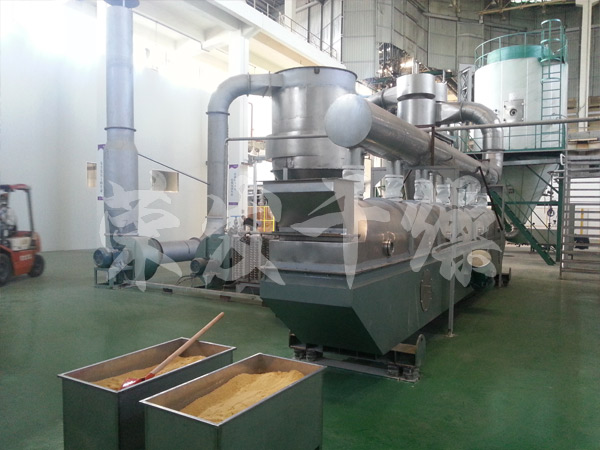 飼料顆料流化床干燥機干燥工程